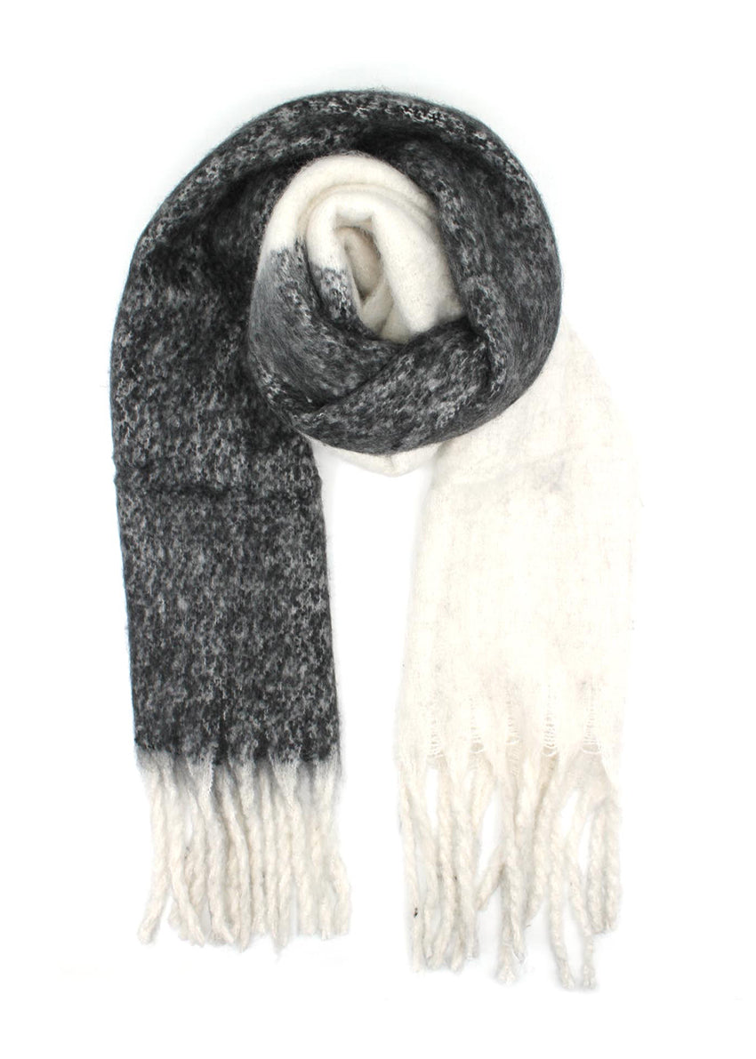 Brushed Gray Scarf
