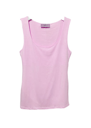 Pink tank top on a white background