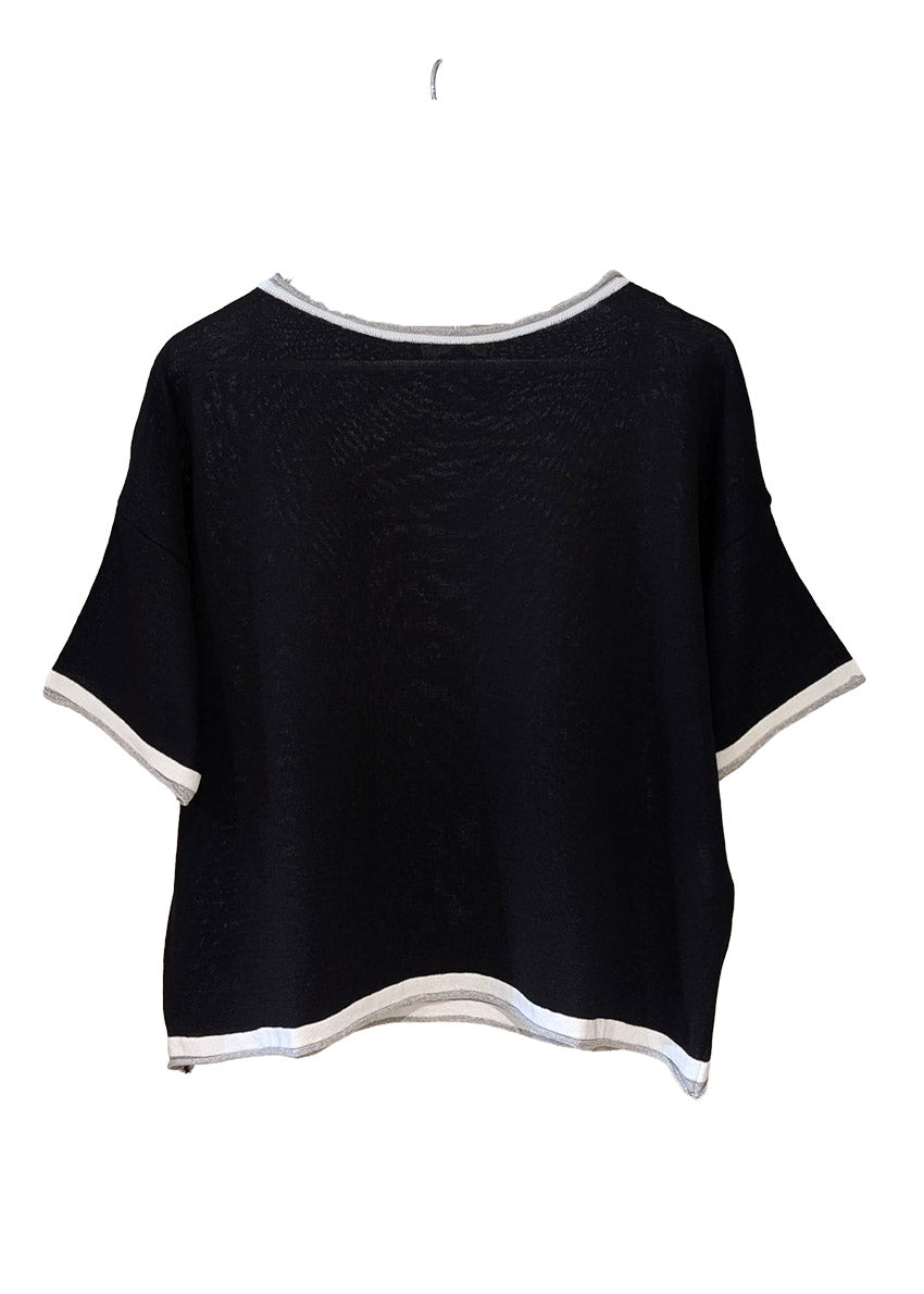 Borders Knit T-shirt