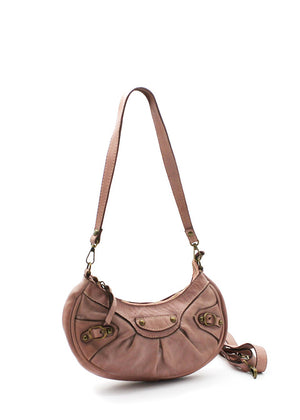 The small postman bag is a stylish and practical accessory made from high-quality lambskin. The bag features adjustable shoulder straps( shorter and longer)