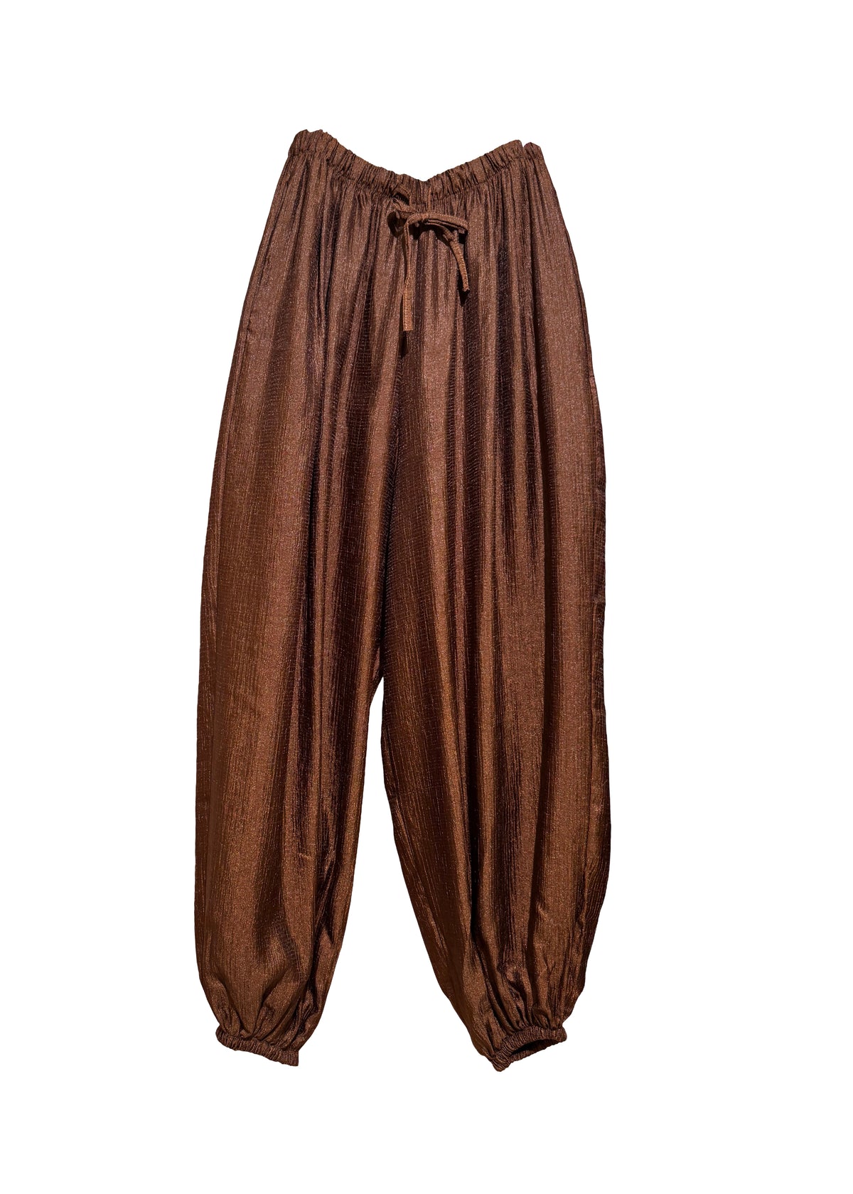 Brown pants on a white background