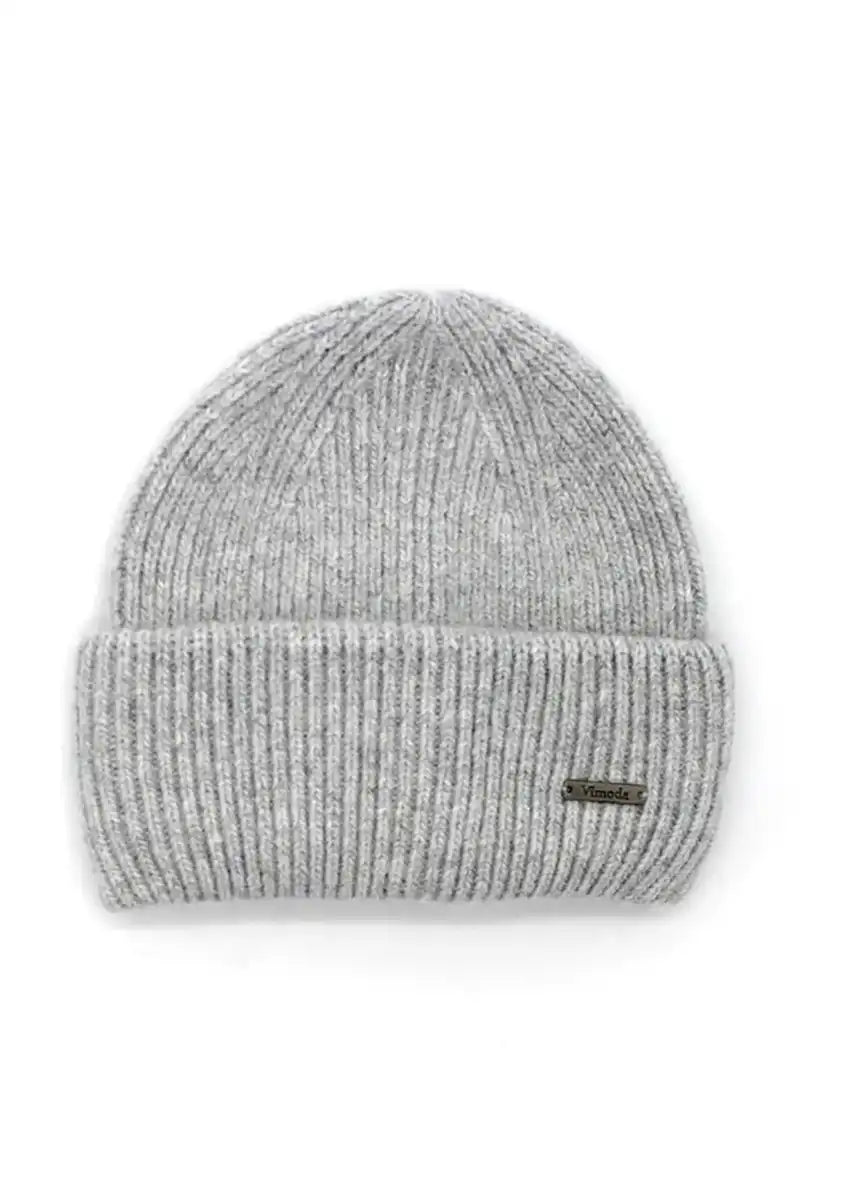 Unisex grey beanie, artfully crafted from a luxurious melange of soft fibers. The color block design exudes effortless sophistication, providing endless styling possibilities.