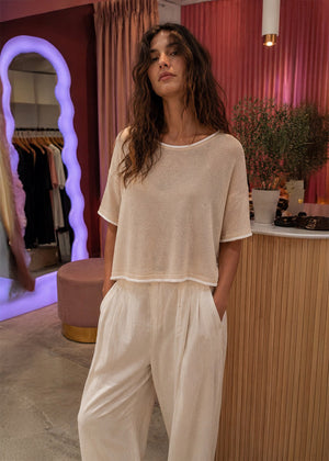 Borders Knit T-shirt