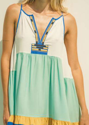 This gorgeous mini dress is in your classic Jaase rayon in an exclusive Australian Designed print. Square neckline, Spaghetti Straps, Tiered Skirt and Ruched Detailing.