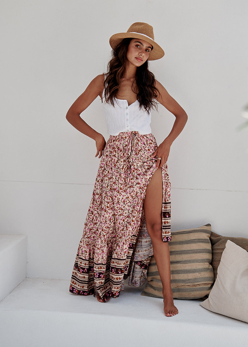 Cherry Long Skirt