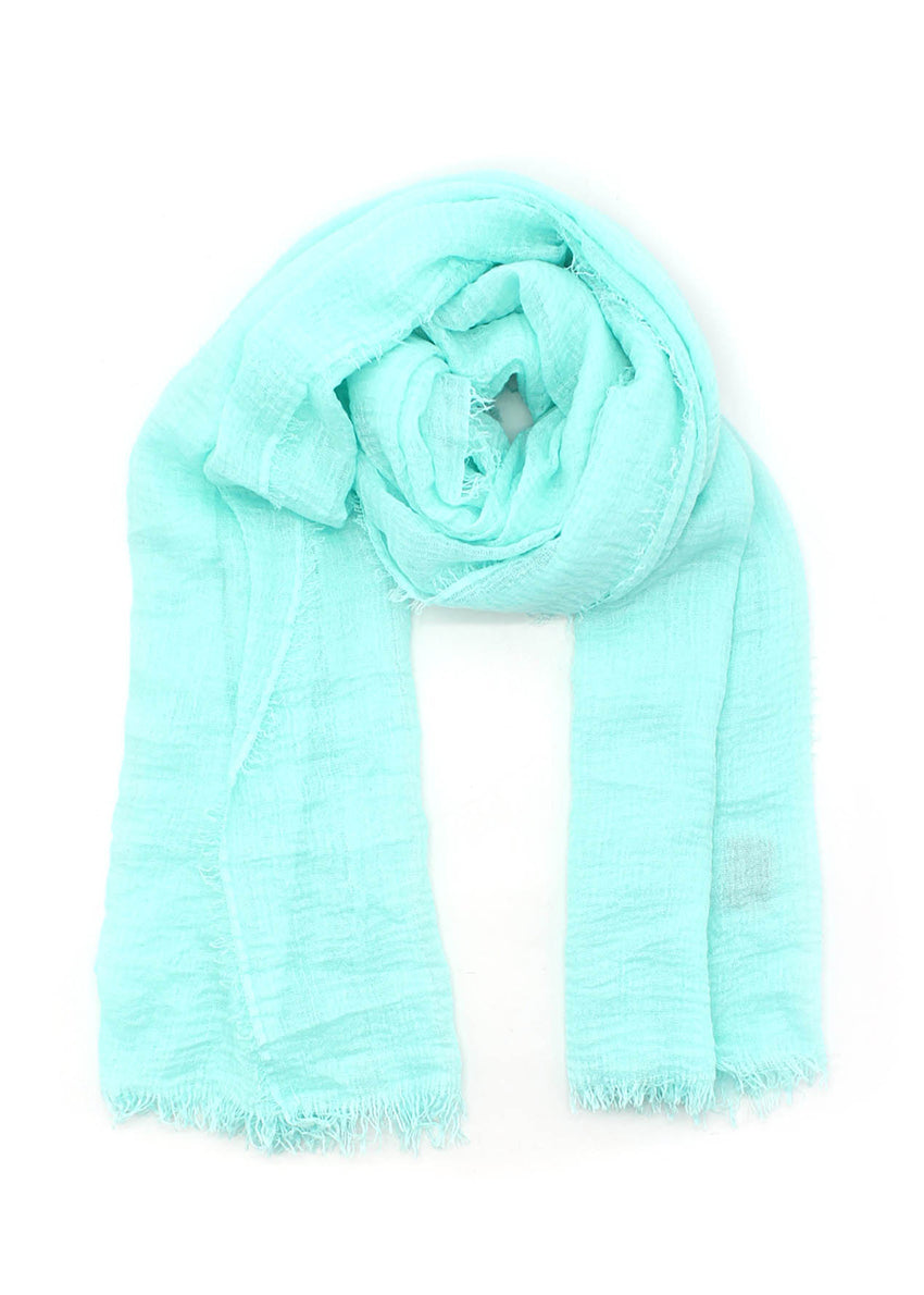 Aqua shawl
