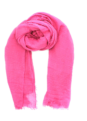 Deep pink shawl