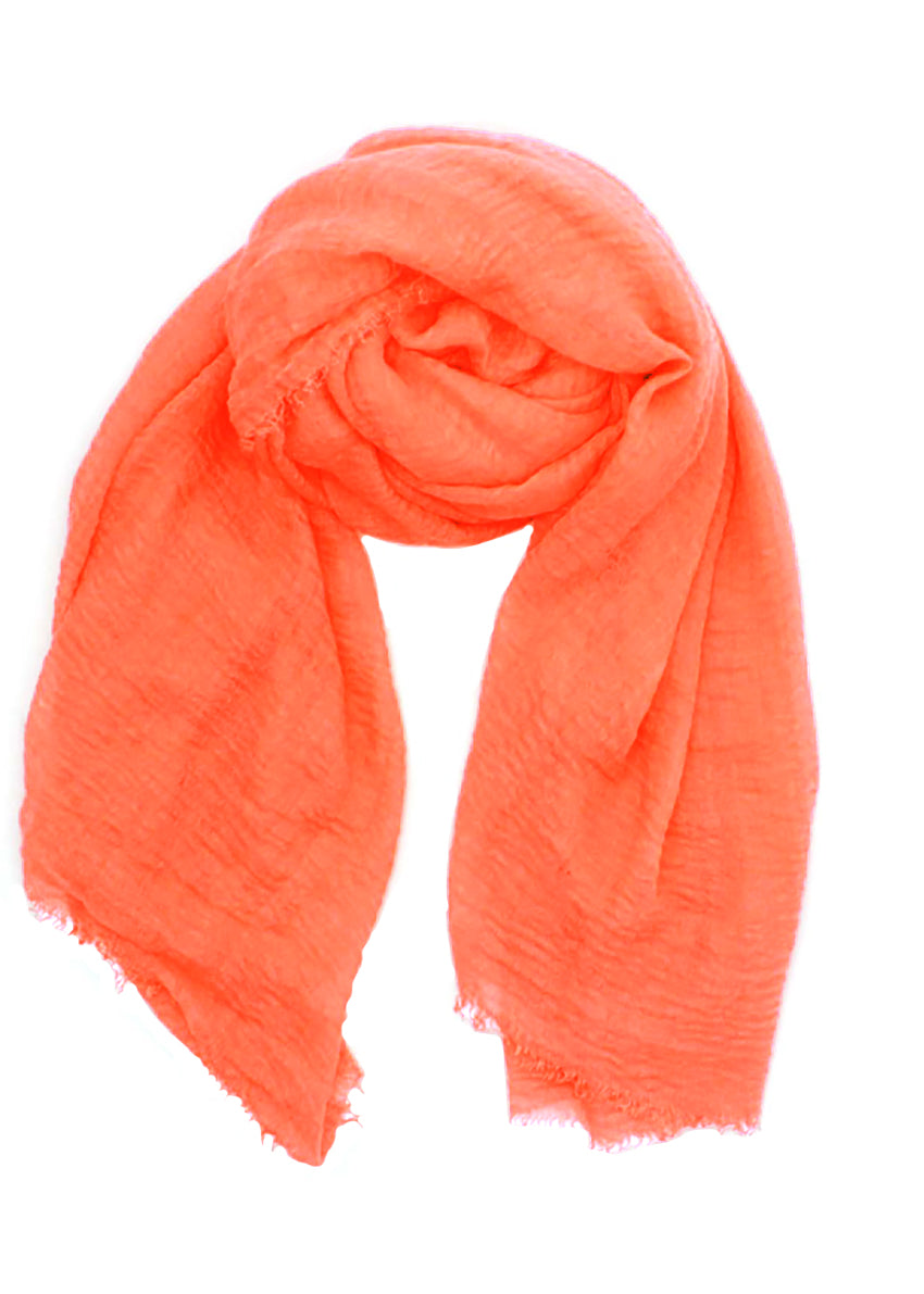 Orange shawl