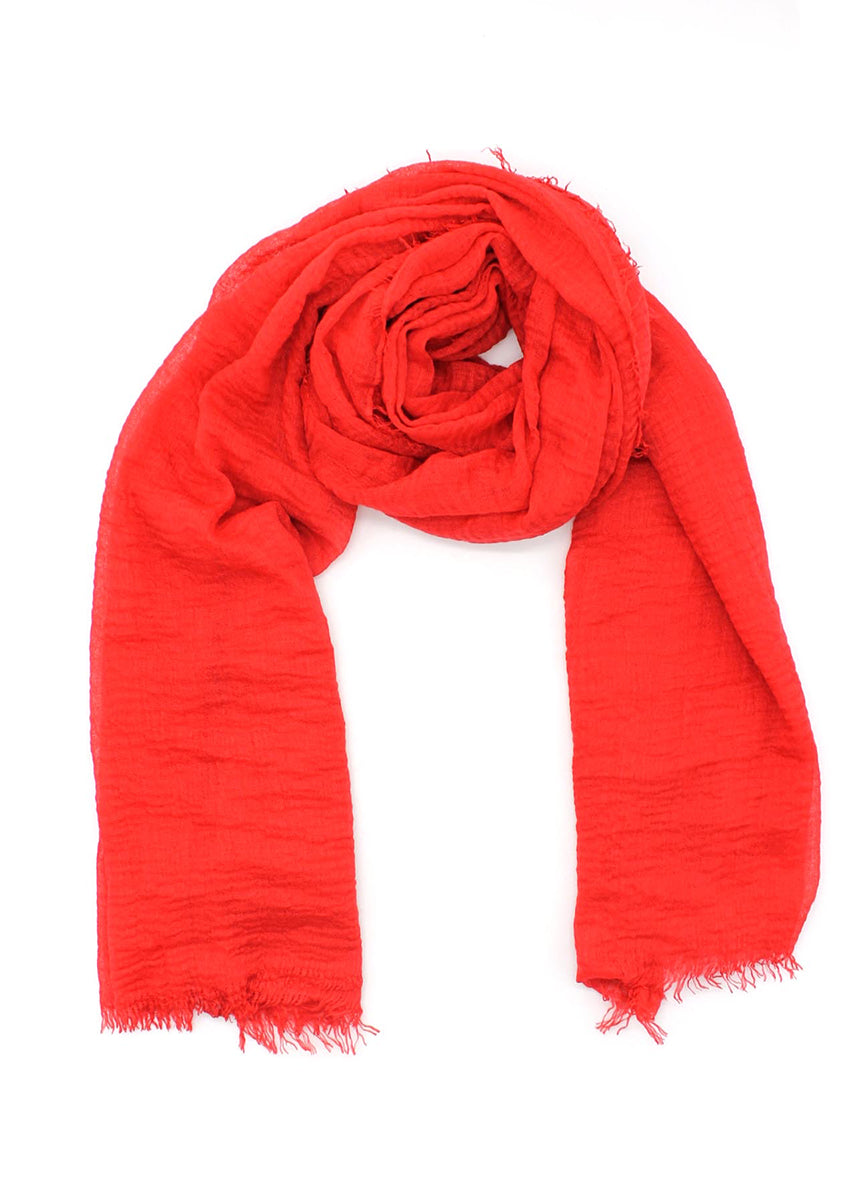 Red shawl