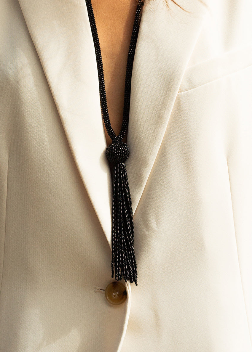 Beads Necklace Black
