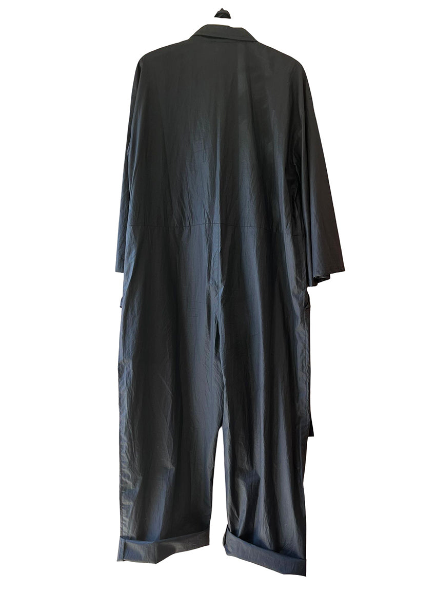 Black jumpsuit on a white background