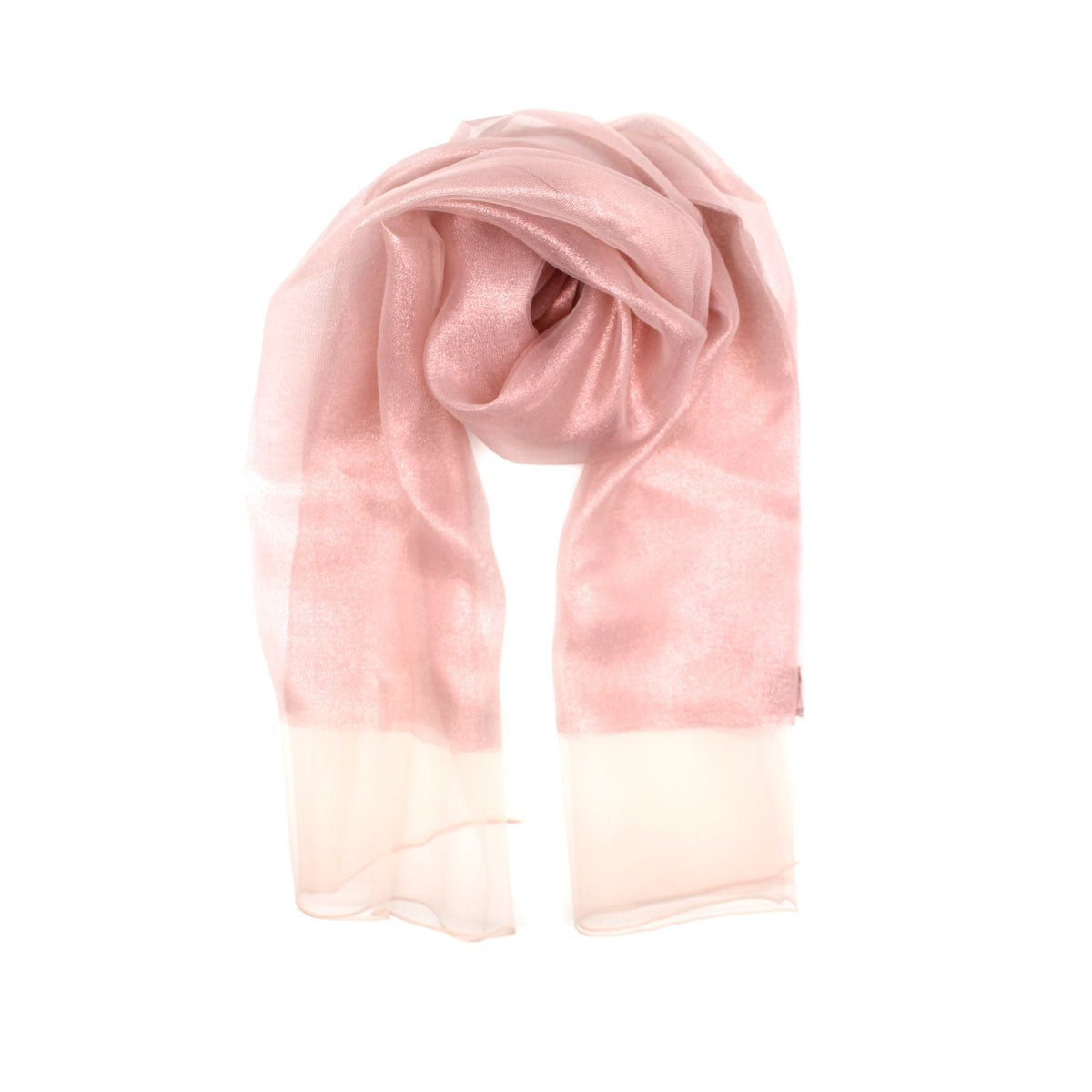 This elegant light pink scarf features vibrant colors and a delicate sheer finish. The lightweight, airy fabric drapes beautifully, making it a versatile accessory for both casual and formal occasions.