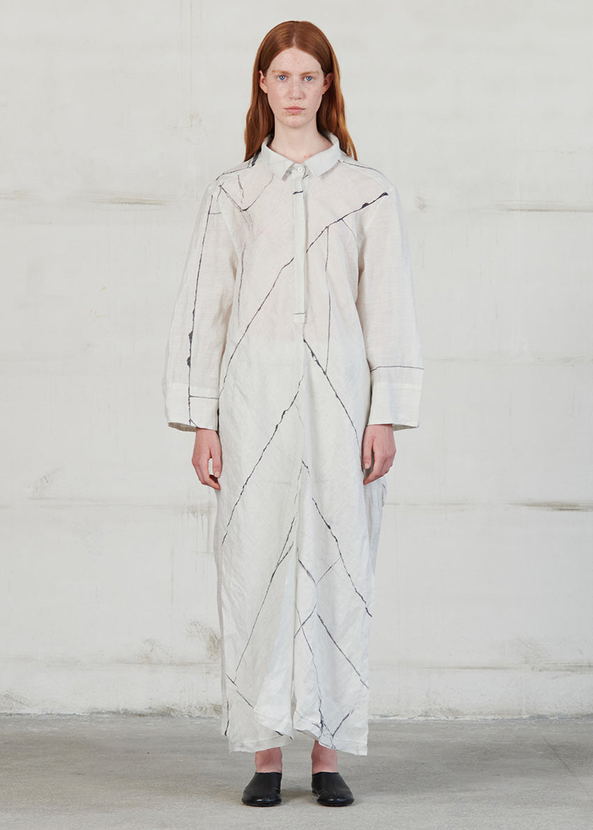 Black shirt with a belt on a white background