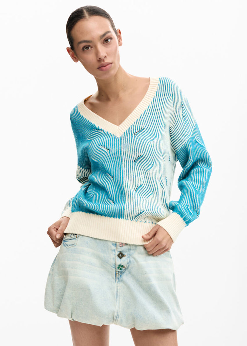Duble Colour Sweater
