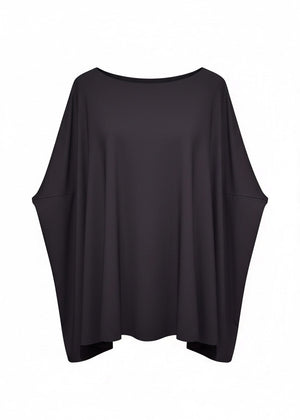 Black top on a white background