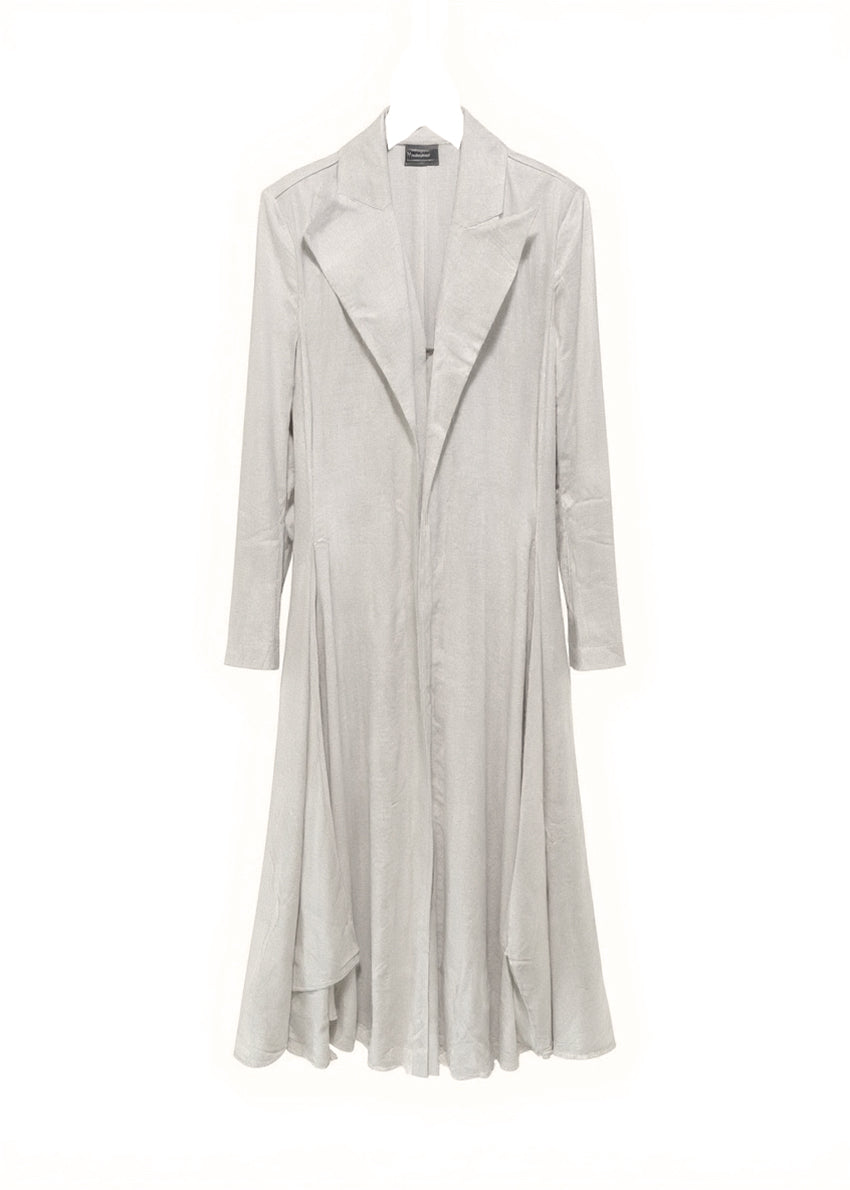 Light gray dress on a white background