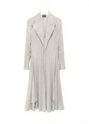 Light gray dress on a white background