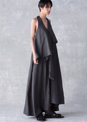 Fly, My Dear Dress Open Back Linen Maxi Dress with Pockets