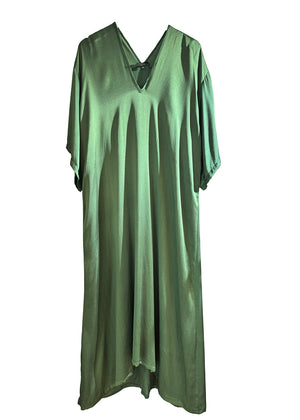 Forrest Green Silk Dres