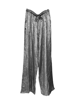 Wide Lame Party Pants