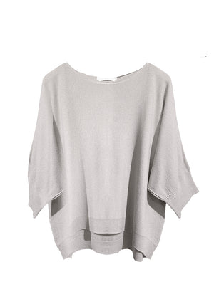 Light gray sweater on a white background