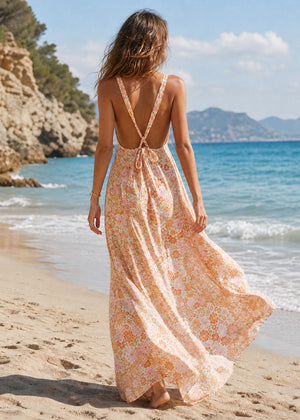 Half Print Dress