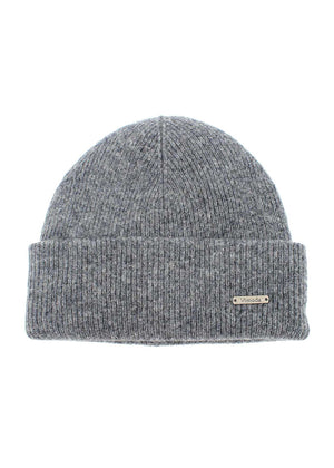 Unisex grey beanie, carefully crafted from 100% soft wool, non-scratchy and incredibly cozy.