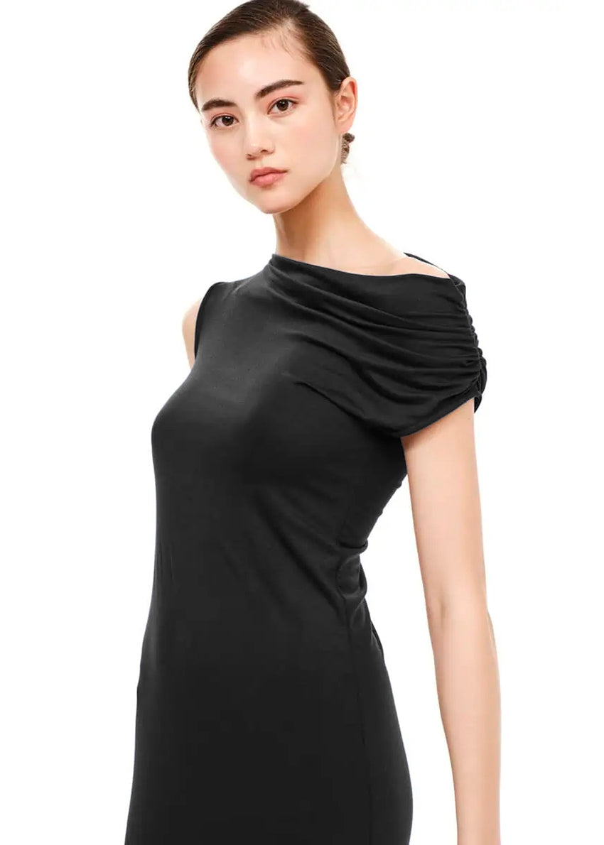 Liquid Shoulder Dress
