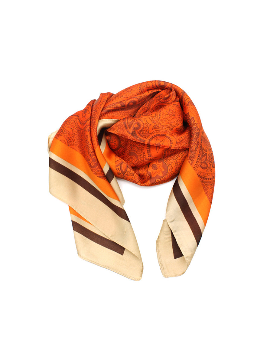 Petit Carre Scarf Orange