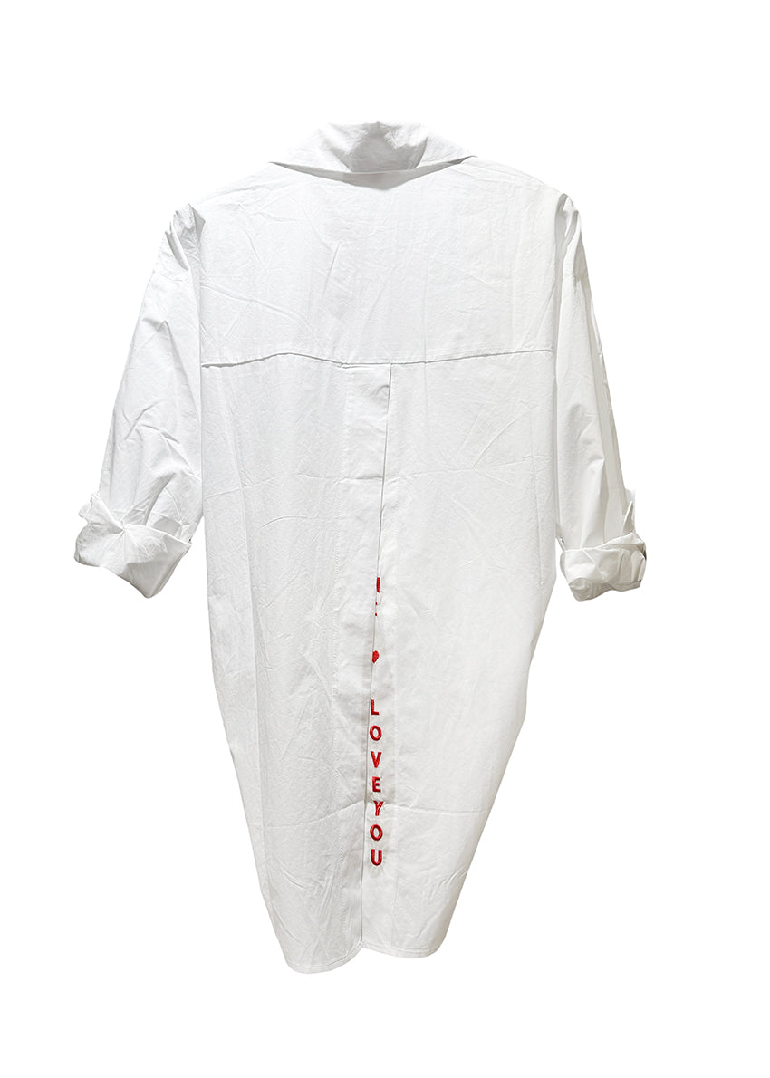 Street style Love You letters shirt perfect for daily wear with jeans or pants