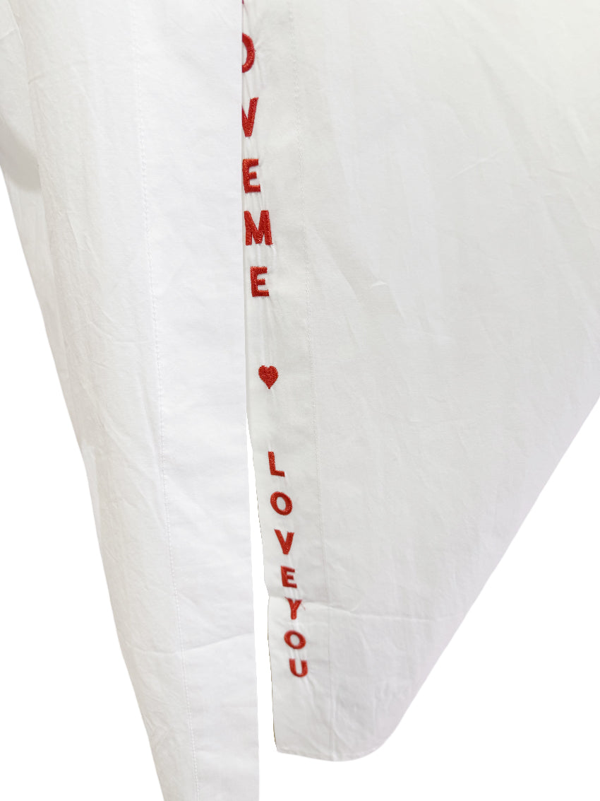 Street style Love You letters shirt perfect for daily wear with jeans or pants.