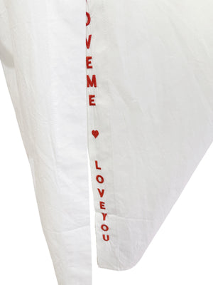 Street style Love You letters shirt perfect for daily wear with jeans or pants.