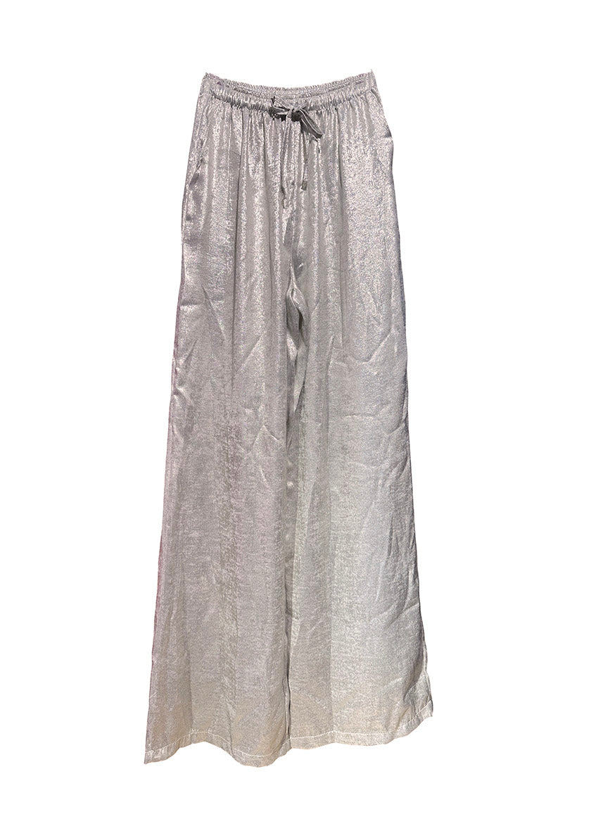 Wide Lame Party Pants
