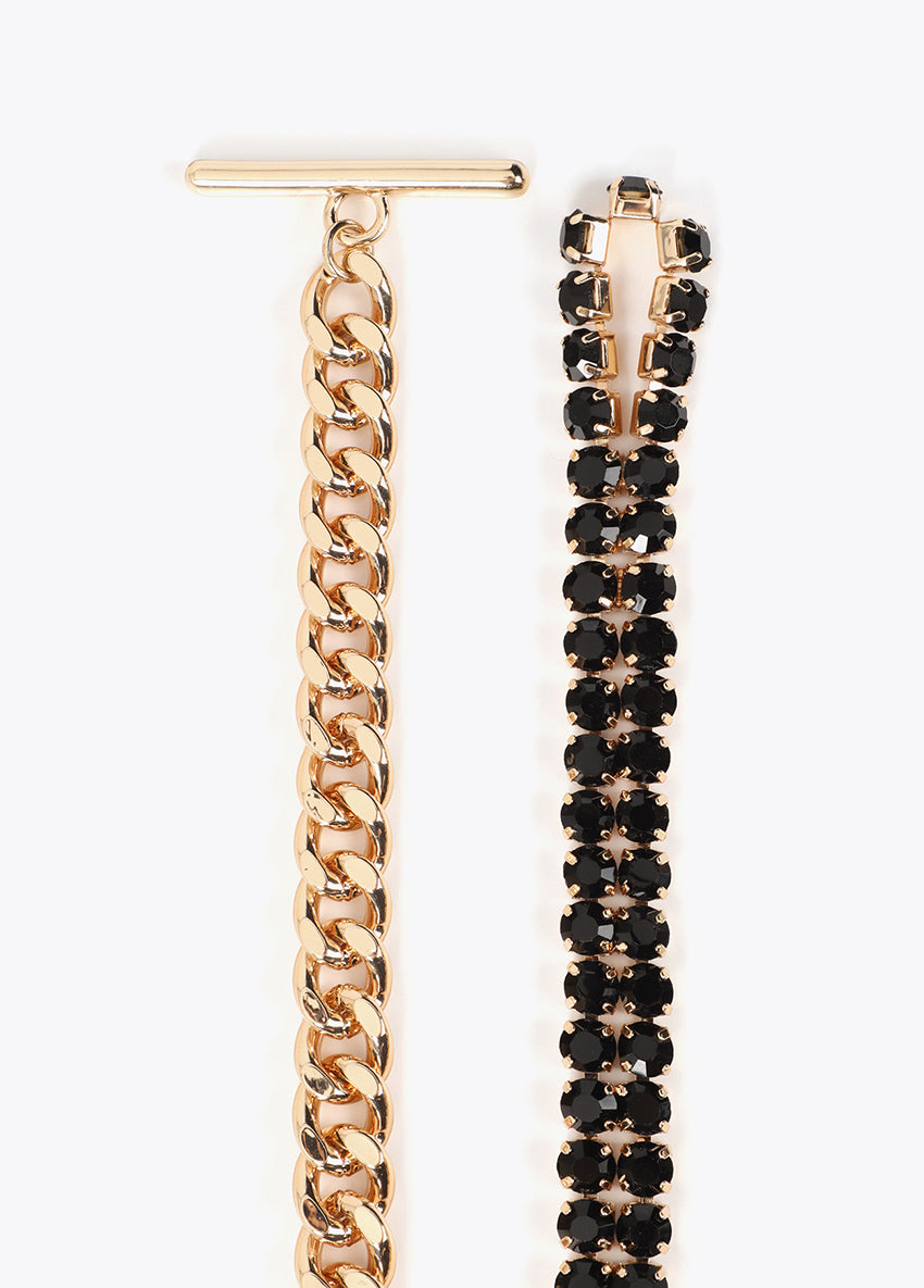 Gold Night Necklace