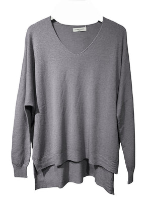 Gray sweater on a white background