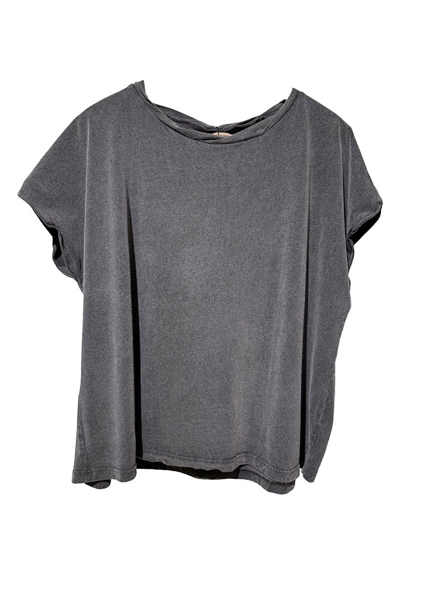 Gray t-shirt on a white background