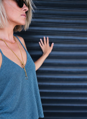Amalfi Blues Top