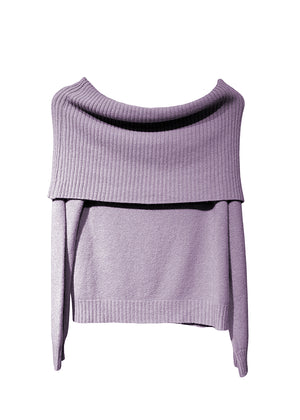 This thistle sweater embodies the beauty of simplicity. It features a light texture, straight cut, waffle neckline, and long sleeves - perfect for your everyday wardrobe.