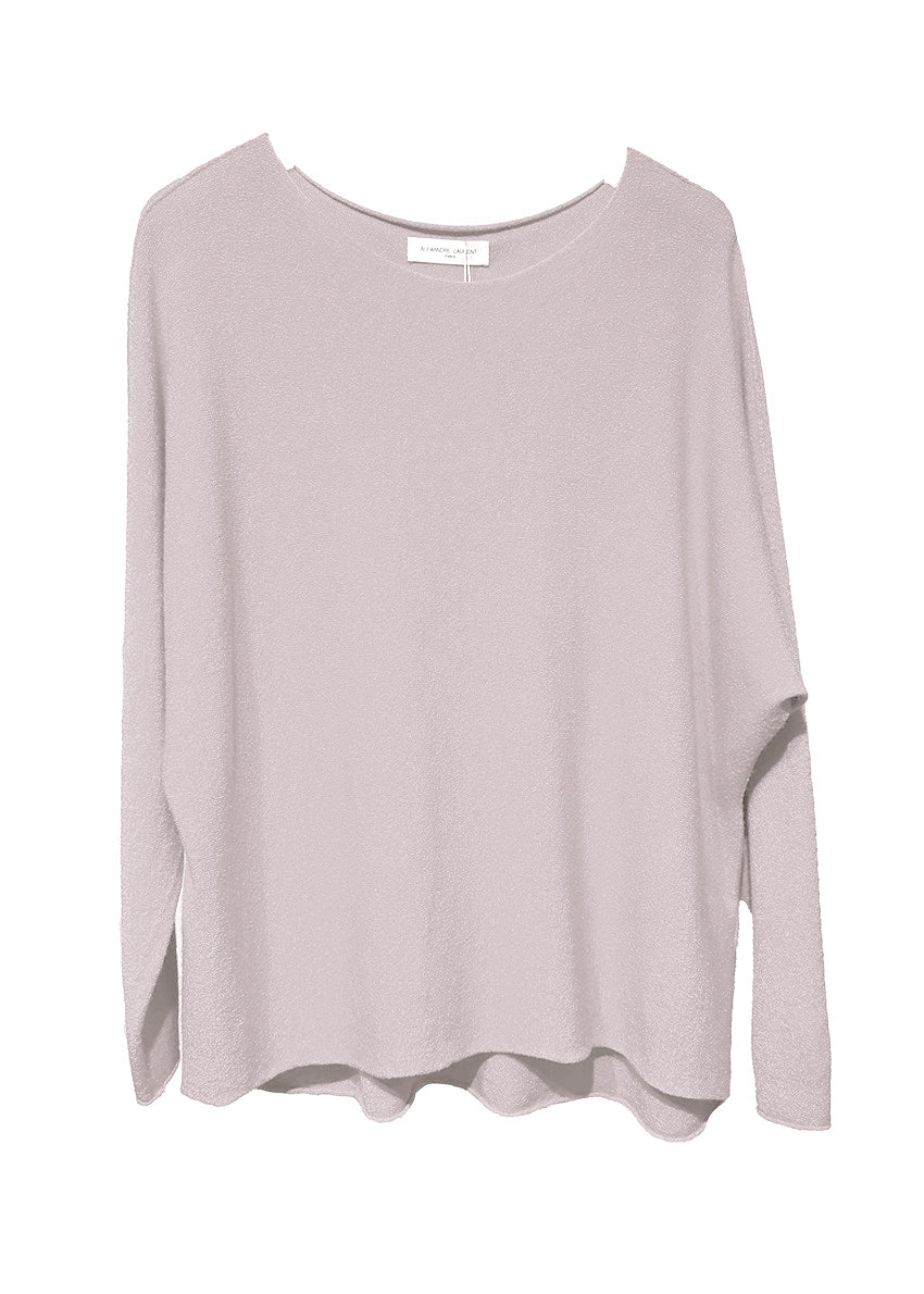 Linen sweater on a white background