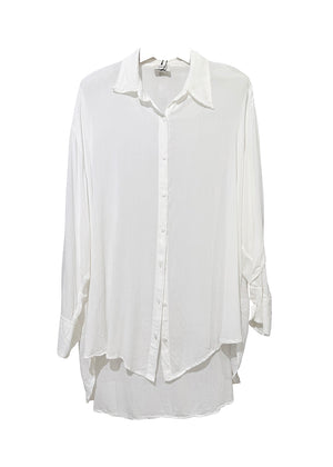 White shirt on a white background