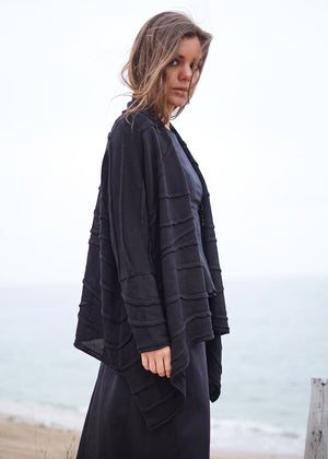 Nervures Black Cardigan