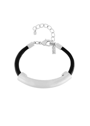 Introducing the Nostalgia Bracelet. Featuring the same luxurious gold plating and unique scratched surface texture, this bracelet is a must-have accessory to elevate your style.