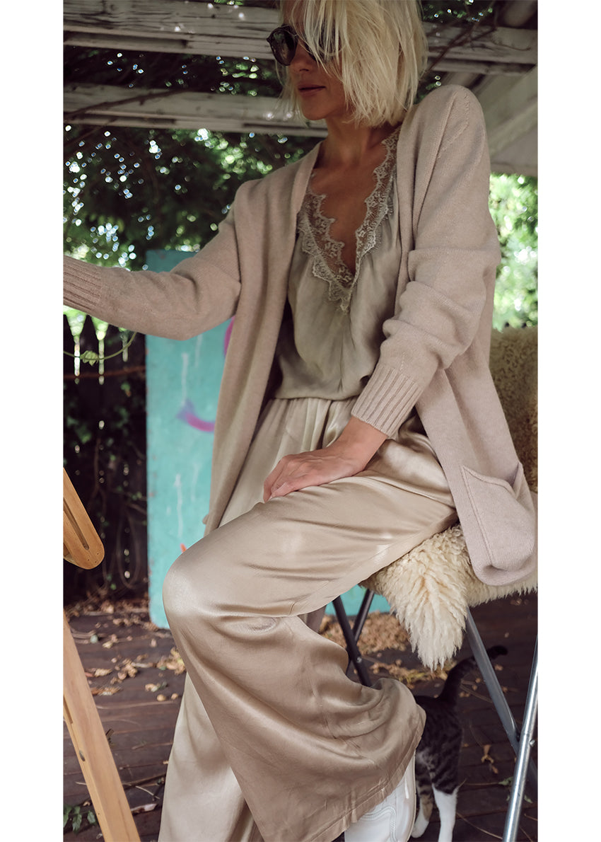 Cortado Silk Pants