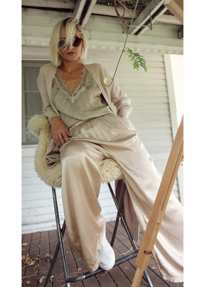 Cortado Silk Pants