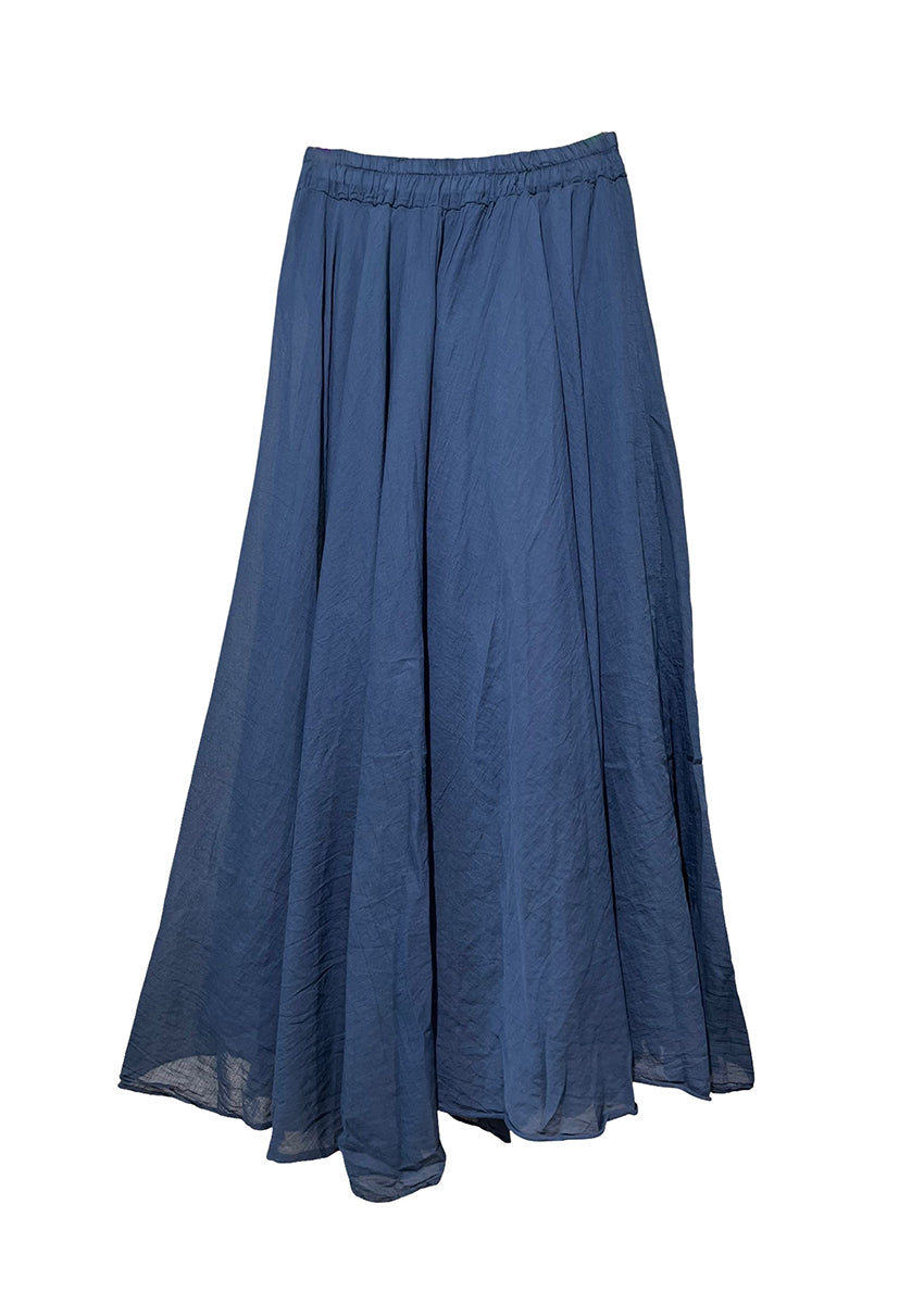 Blue skirt on a white background