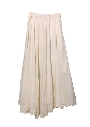 Beige skirt on a white background
