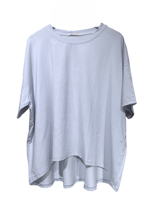 Light blue t-shirt on a white background