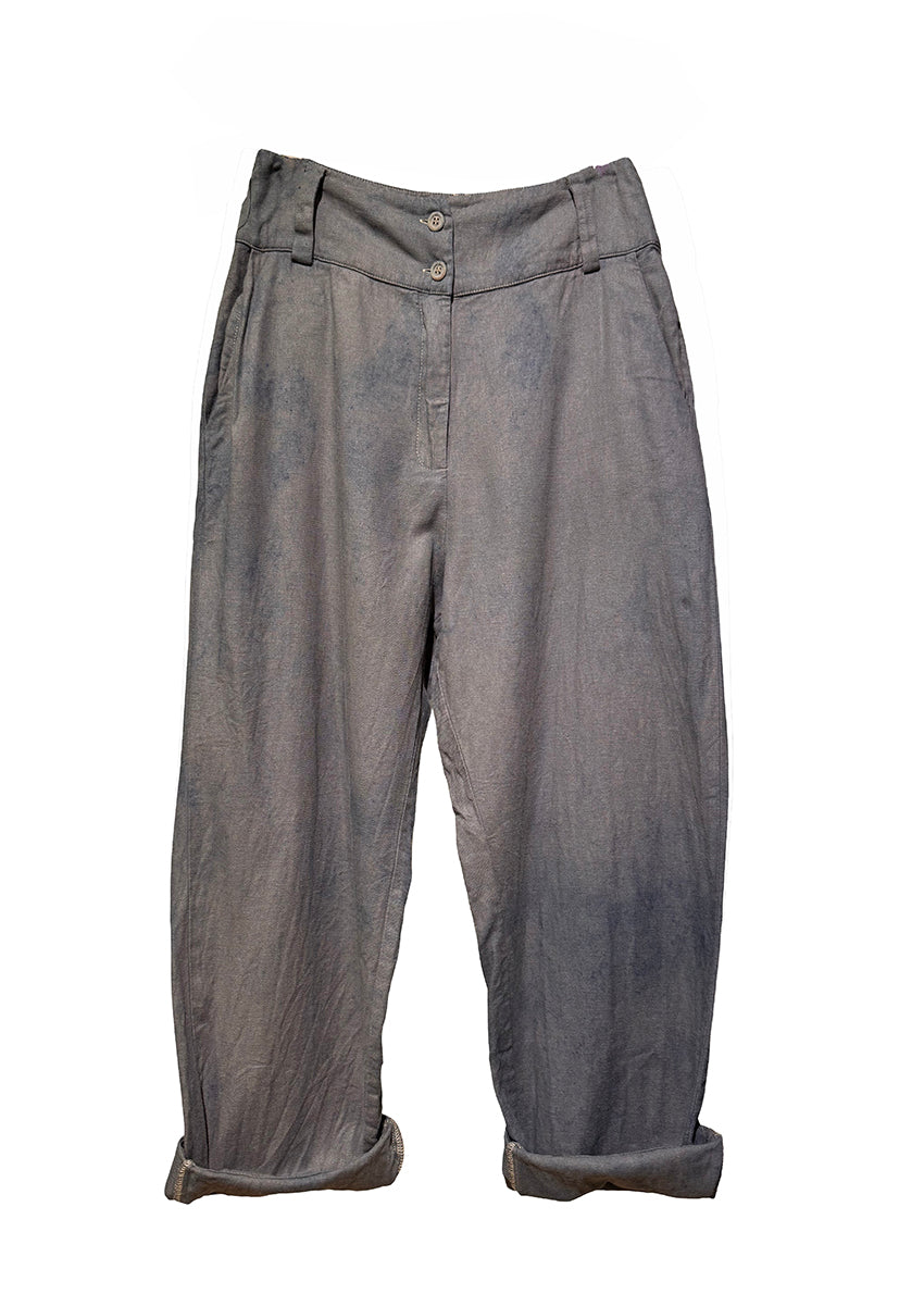 Gray pants on a white background