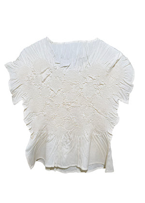 Petal Top Cornsilk