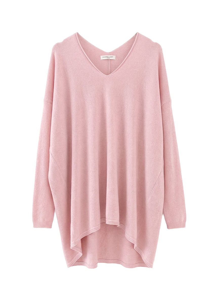 Pink V Sweater